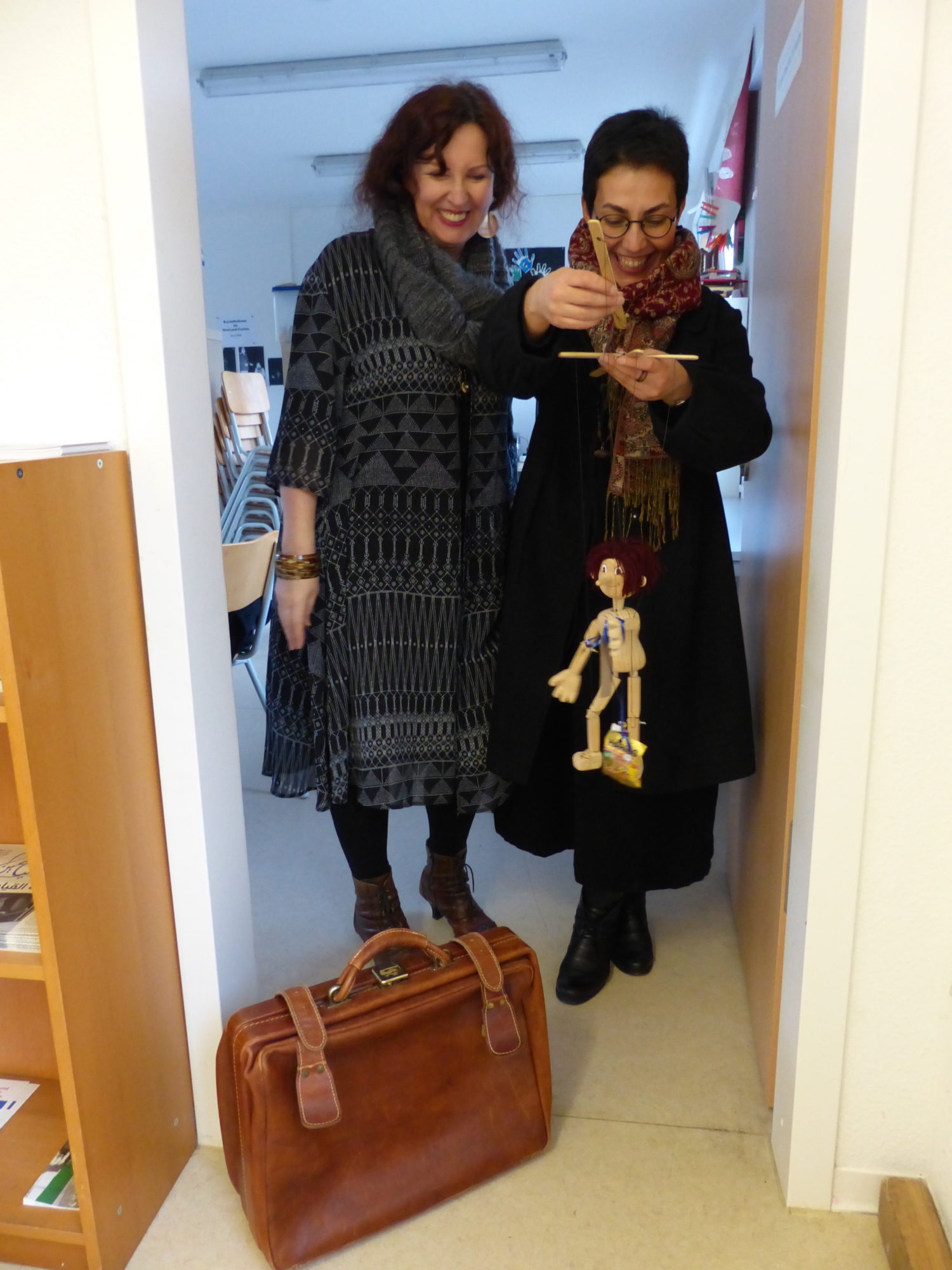 Kunst-Gefühl-Mediationsprojekt mit dem Kunstsalon Köln und Flüchtlingsunterunterkunft