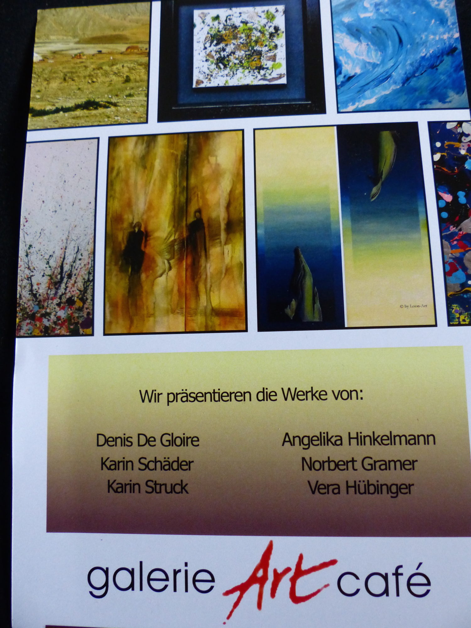 Ausstellung Artcafe Köln Wallrafplatz